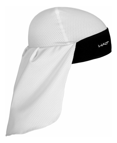 Halo Headband Solar Skull Cap Y Tail White