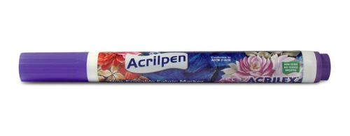 Acrilpen Caneta Para Tecido 516 Violeta Acrilex