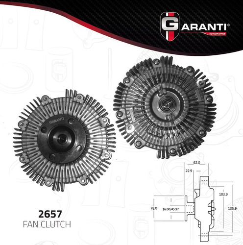 Fan Clutch Para Toyota Pickup 1984 - 1995 (garanti)