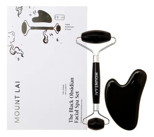 Mount Lai - El Juego De Spa Facial De Obsidiana Negra | Jueg