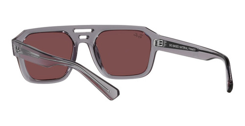 Lentes De Sol Corrigan Transparent Gray Espejados Ray-ban