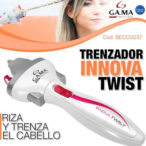 Trenzador De Pelo Gama Innova Twist Rizador Modelador Bucles
