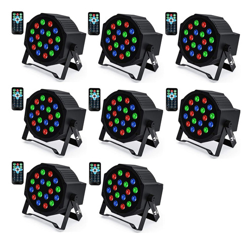 Missyee 18 Rgb Led Dj Escenario De Luz Ascendente - Control