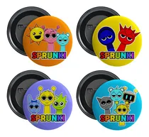 Comprar Pack X50 Pins Sprunki Personalizados Souvenirs No Aplica Cumpleaños Por Mayor