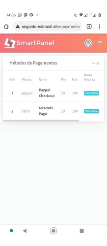 Imagem 4 de 4 de Script Smartpanel Smm 3.5 Com Mercado Pago