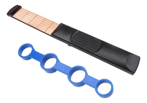 Portable 6-fret Pocket Guitar Practice Tool .