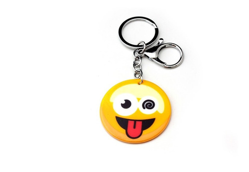 12 Llaveros De Emoji  Con Gancho Colgante Souvenir Regalo