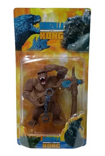 Muñecos Set X1 King Kong Con Hacha + Cadena En Blister 