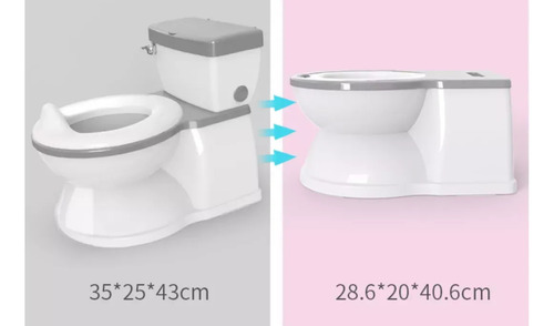 Entrenador Para Ir Al Baño Para Bebés Con Sonido De Descarga