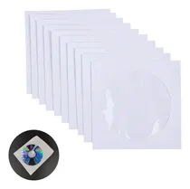 Comprar 1000 Pcs Sobres De Papel Blanco Para Proteger Cd 12x12 Cm