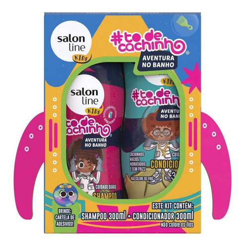  Kit Shampoo E Condicionador To De Cachinho Kids Salon Line