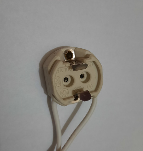 Socket Ceramico G12 Con Cable P/ Lámpara 70w, 150w, 250w G12