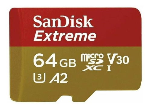 Micro Sd Sandisk Extreme 64gb Gopro/drone Sdsqxa2-064g-gn6ma