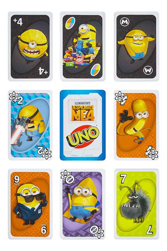 Uno Juego De Cartas Mi Villano Favorito 4 Minions