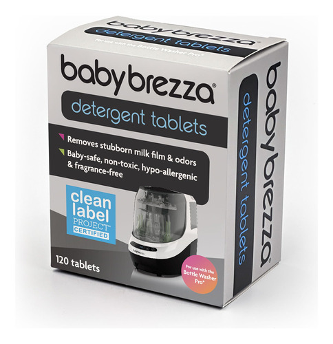 Baby Brezza Pastillas De Jabon Detergente  120 Tabletas