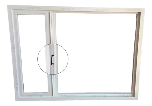 Ventana Patagonica Patagonia Pvc 150x150 Vidrio 4mm Gemar