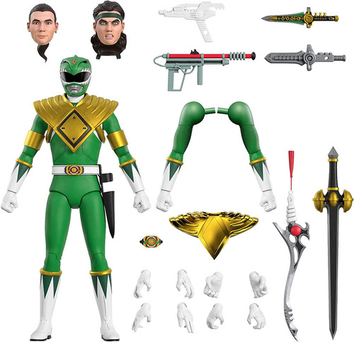 Figura Green Ranger Ultimates Wave 1 Power Rangers Super7