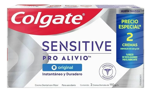 3 Pza Pasta Dental Para Dientes Sensibles Colgate Sensitive