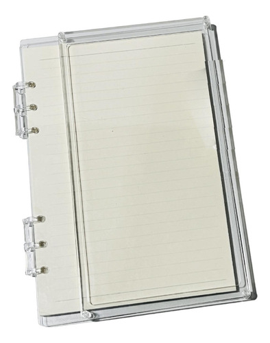 . Cuaderno De Hojas Sueltas, Carpeta Transparente, Claro