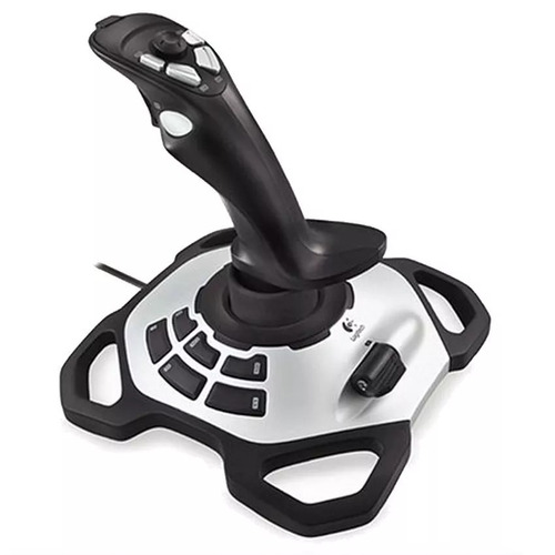 Logitech Extreme 3d Pro Joystick, Control Simulador De Vuelo