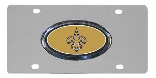 Siskiyou Nfl New Orleans Saints Placa De Acero Con Logotipo 