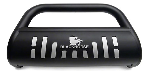 Black Horse Bull Bar - Placa Deslizante Negra Compatible Con