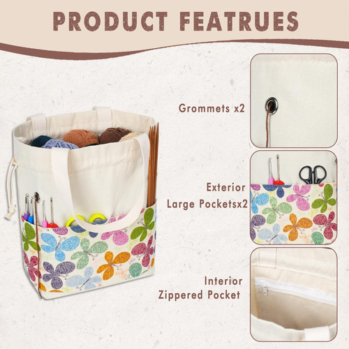 Bolsa De Lana Para Tejer, Almacenamiento De Madejas