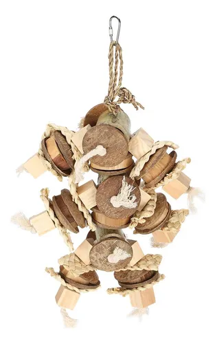Juguete De Masticación De Loro Zerodis, Pico De Coco De De