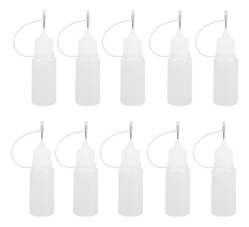 Hjq Juego De 20 Botellas De Pegamento Con Punta De Aguja