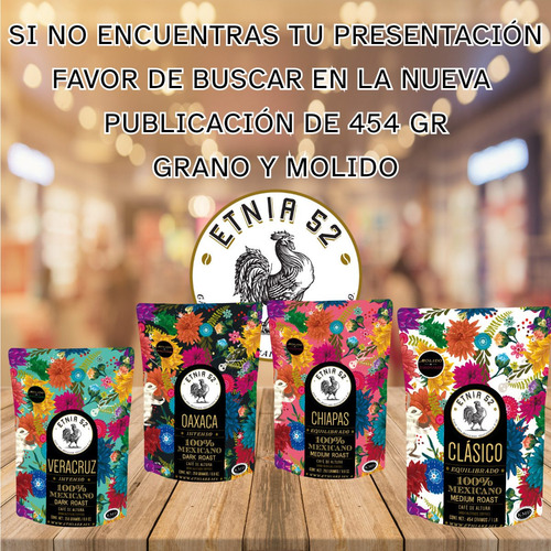 Imagen 2 de 7 de Café Molido Etnia 52 - 500 Gramos