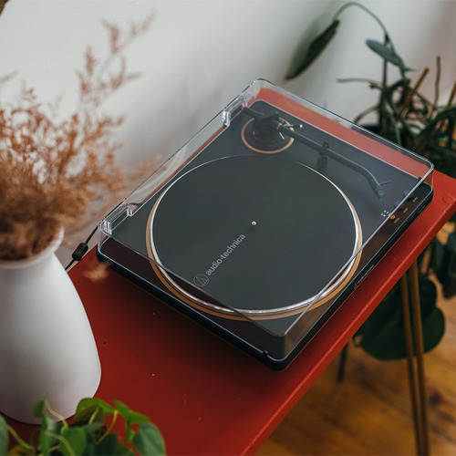 Tocadiscos Audio-technica At-lp70x-bz Automático Negro/bronc