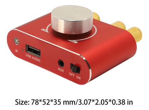 Placa Amplificadora Estéreo X15h, 15 W, 12/24 V, Altavoz Bt