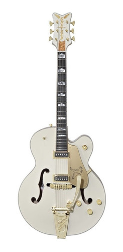 Guitarra Gretsch G6136t Lds White Falcon Lacq Dynasonic