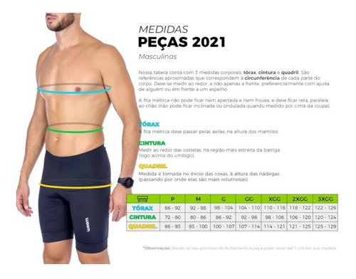 Imagem 2 de 5 de Bermuda De Corrida Masculina Woom Series 140 Coleção 2021