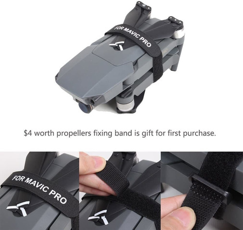 Imagen 2 de 8 de Helices Para Drones Dji Mavic Pro O Mavic Pro Platinum(2par)