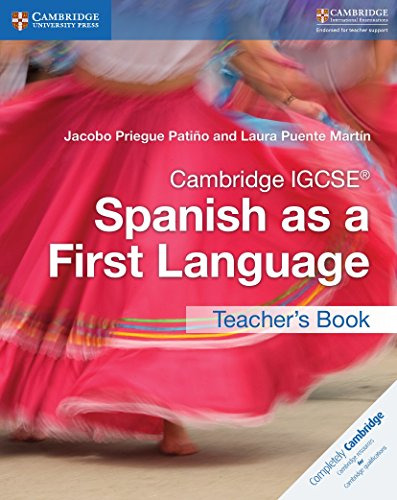 Libro Cambridge Igcse R Spanish As A First Language Teacher'