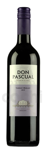 Vino Don Pascual Bivarietal Tannat Merlot 750ml Tinto