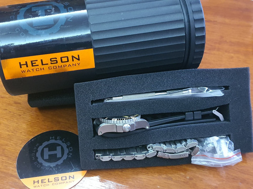 Reloj Helson Shark Diver Automático 500m. En 550 Vrds. (Usado)