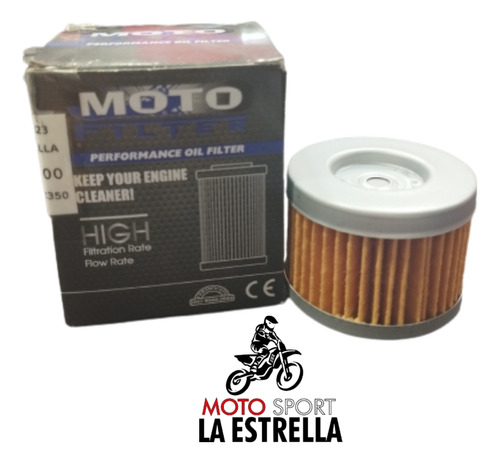 Filtro Aceite Moto Filter Atv , Atc 350x, Kx450f , Xl250