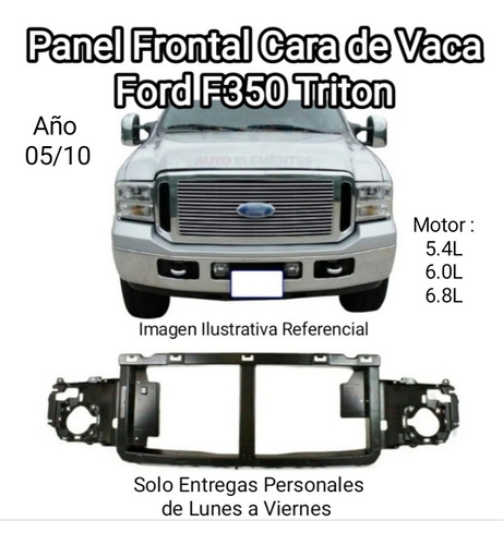 Panel Frontal Cara De Vaca Ford 250/350 Original 
