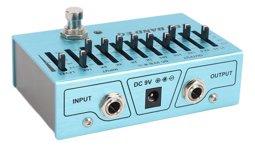 Mini Equalizador De Baixo De Bloco Único Com Pedal De Guitar