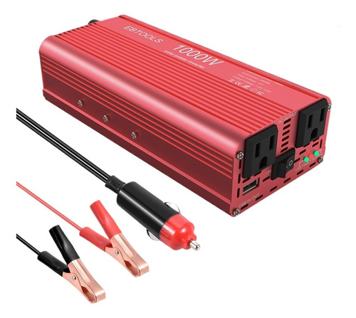 Inversor De Corriente Del Coche Ebtools 1000w/2000w Inversor