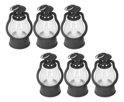 Luz Decoración 6pcs Linterna Eléctrica Lámpara Vintage Bater