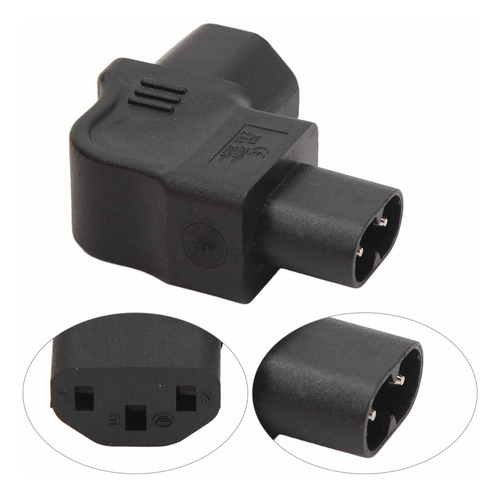Adaptador De Extensión De Alimentación De 90 Grados, 4 Pieza