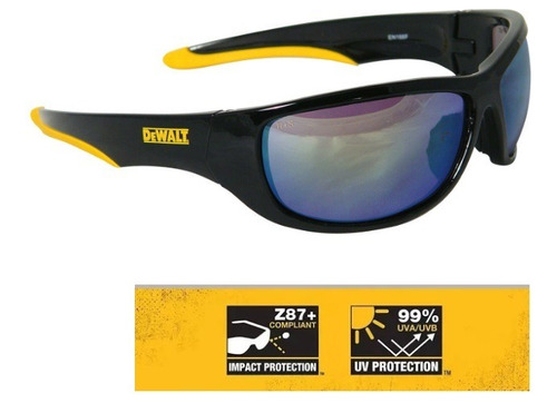 Lentes De Seguridad Dewalt Dominator Tornasol Dpg94yc