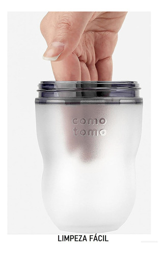 Kit De 2 Botellas Verdes Comotomo De 250 Ml Verde