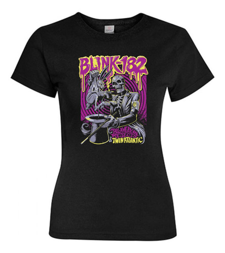 Polera Mujer - Blink 182 - Diseño 100