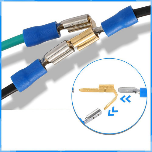 100 Unidades De Conectores Piggyback Spade, Adaptador De 3 V