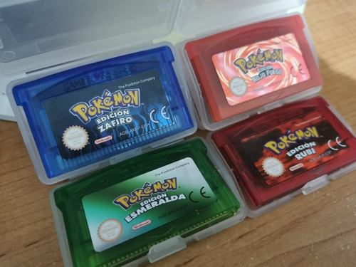 Pokémon Zafiro, Rojo Fuego, Esmeralda, Rubi Español Gameboy (Usado)