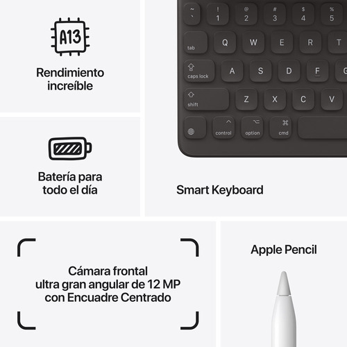 Imagen 7 de 8 de Apple iPad (9ª generación) 10.2" Wi-Fi 64GB - Color plata